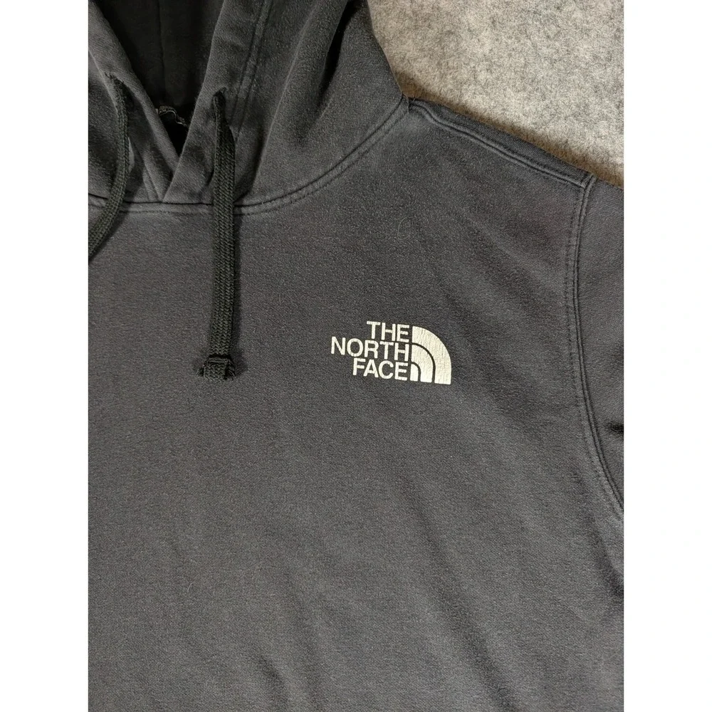 The North Face Mens Black Red Box Logo Never Stop Exploring Pullover Hoodie‎ XXL